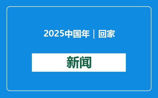 2025中国年｜回家的路：“非遗”遇上春运，解锁文化新旅程