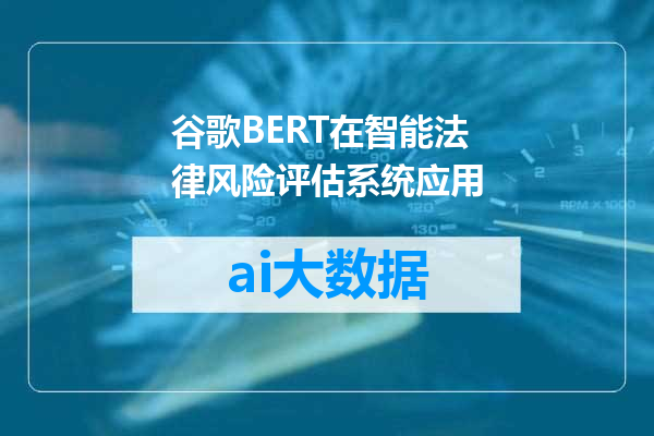 谷歌BERT在智能法律风险评估系统应用